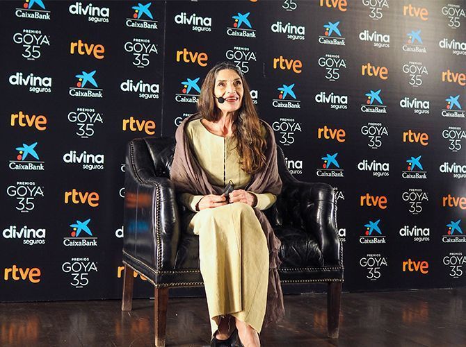 Ángela Molina: «El Goya de Honor me lo han procurado mis compañeros y eso es lo más noble»