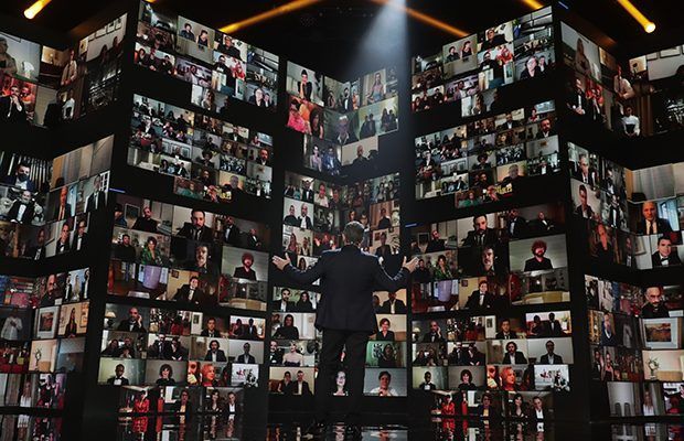 Antonio Banderas ante todos los nominados vía telemática 
