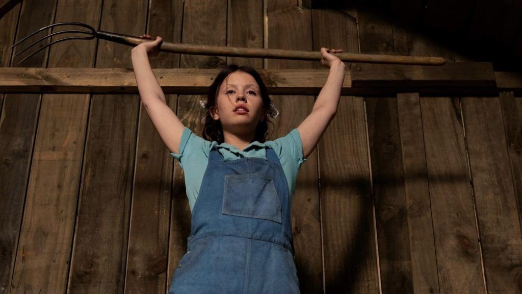 Mia Goth en una de las escenas de Pearl