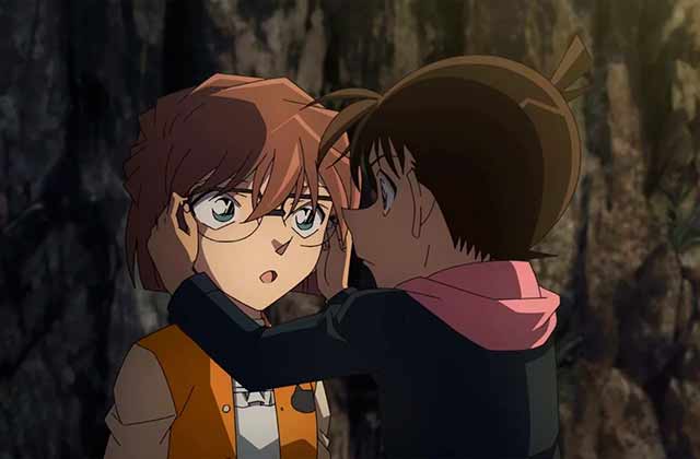Conan y Haibara en una escena de la película. Alfa Pictures