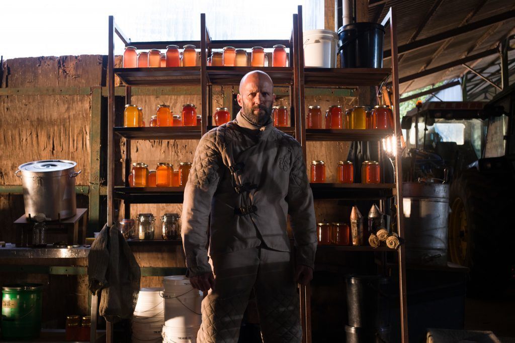 Jason Statham es Adam Clay protagonista de Beekeeper (el protector).