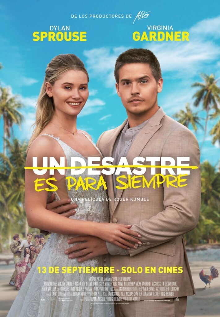 Cartel oficial de Un desastre es para siempre.