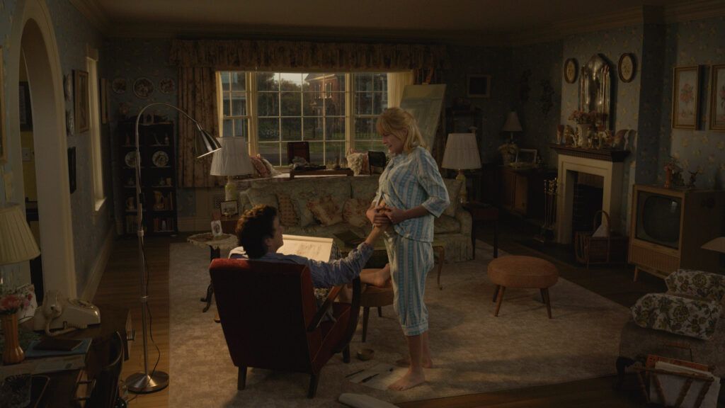 Tom Hanks y Robin Wright en Here (aquí). 