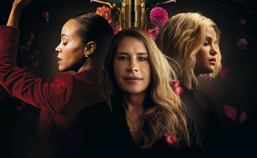 Karla Sofia Gascón, Zoe Saldaña y Selena Gómez en Emilia Pérez parte como favorita con sus 10 nominaciones a los Globos de Oro 2025