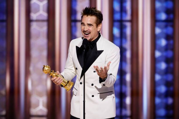 Colin Farrell ganador como mejor actor en miniserie por 'El Pingüino' en la 82ª gala de los Globos de Oro 2025.