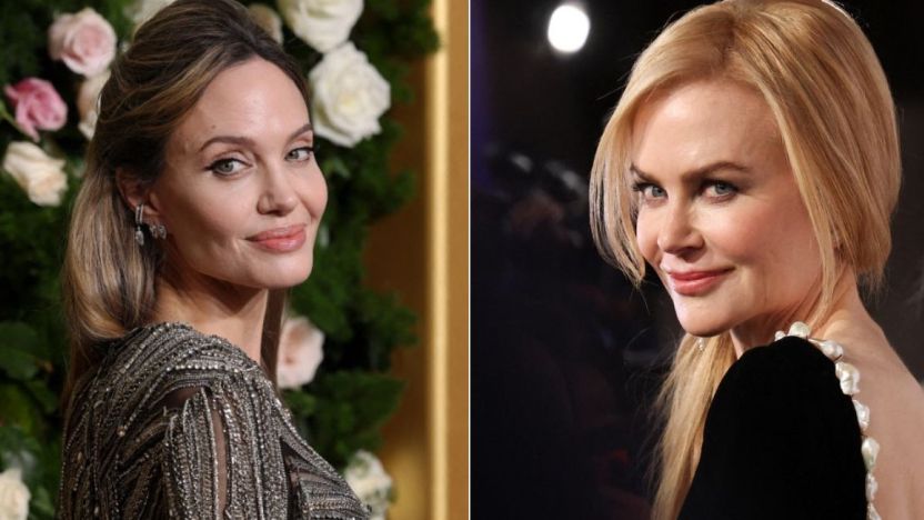 Angelina Jolie (I) y Nicole Kidman entre las olvidadas de las nominaciones a los Oscar 2025