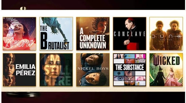 Nominadas a Mejor película en las nominaciones a los Oscar 2025