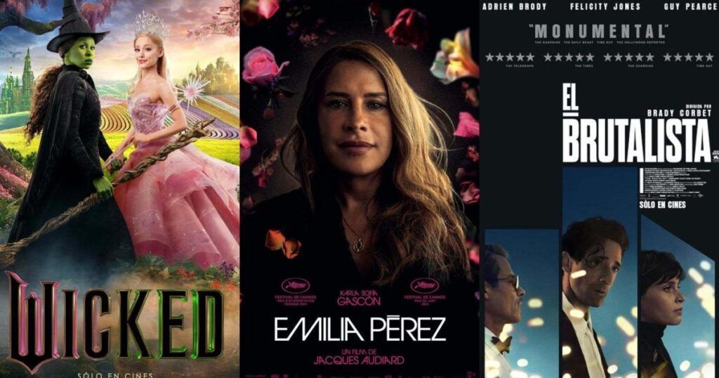 Wicked, Emilia Pérez y The Brutalist entre las películas más nominadas 