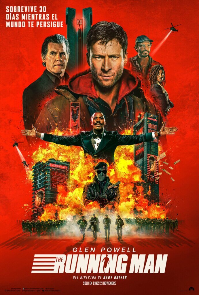 Cartel oficial de The Running Man.