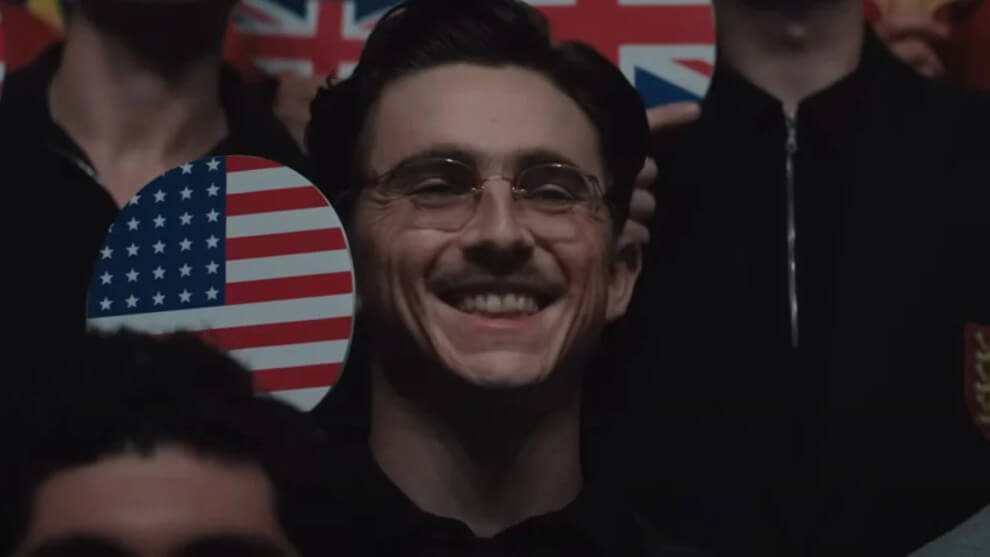 Una escena de Marty Supreme. DIAMOND FILMS